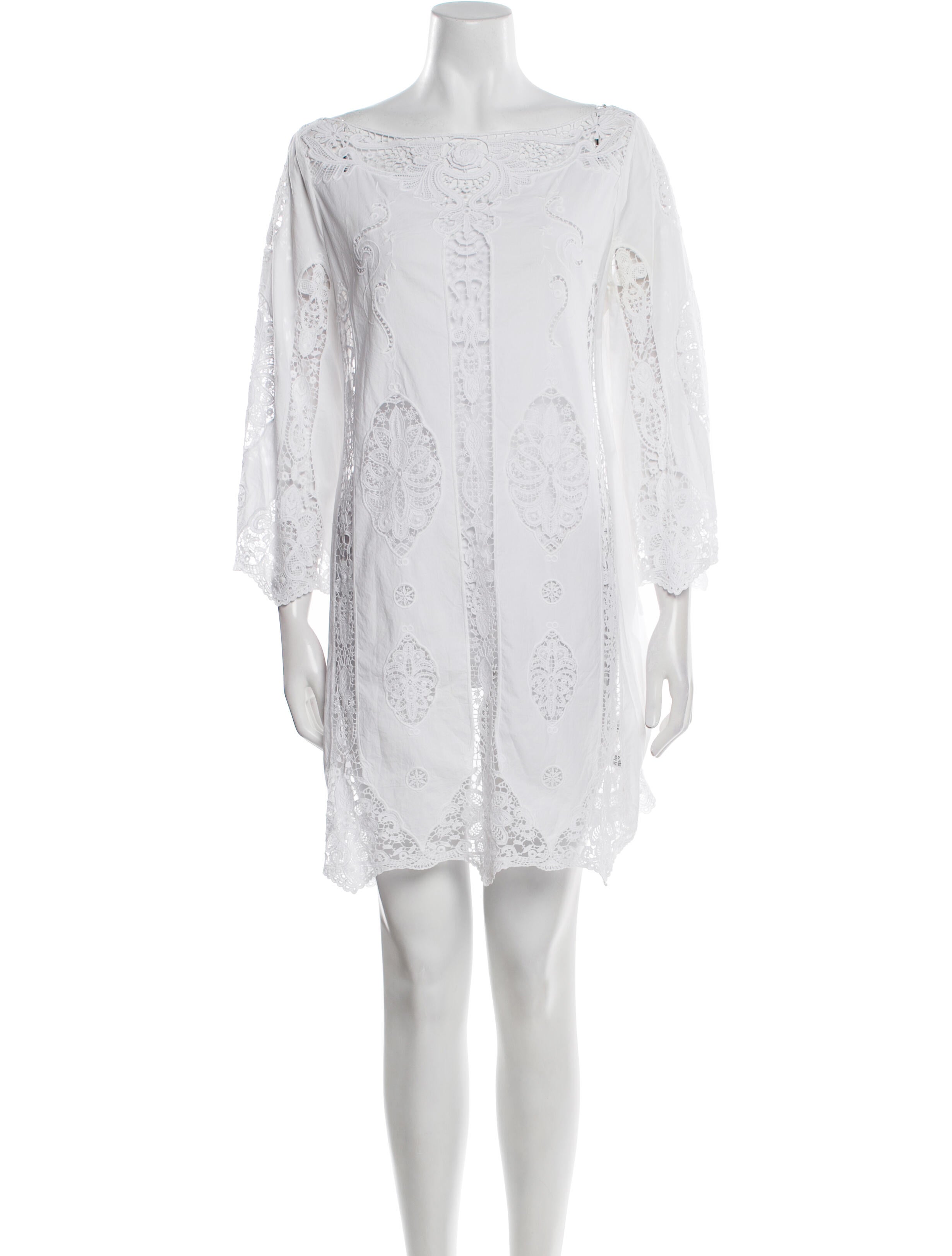 Ralph Lauren Black Label Bateau Neckline Mini Dress