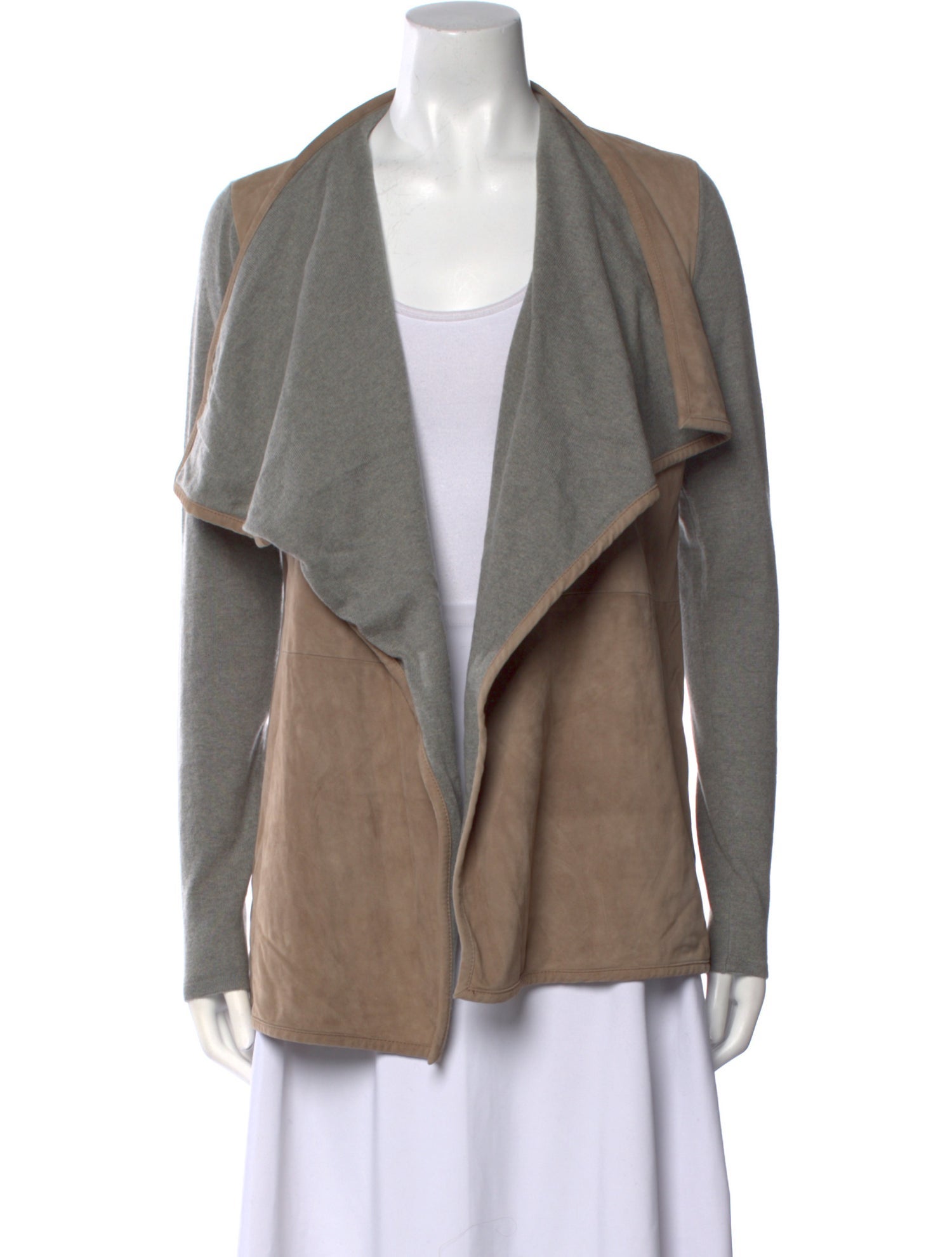 Ralph Lauren Black Label Cashmere Open Front Sweater