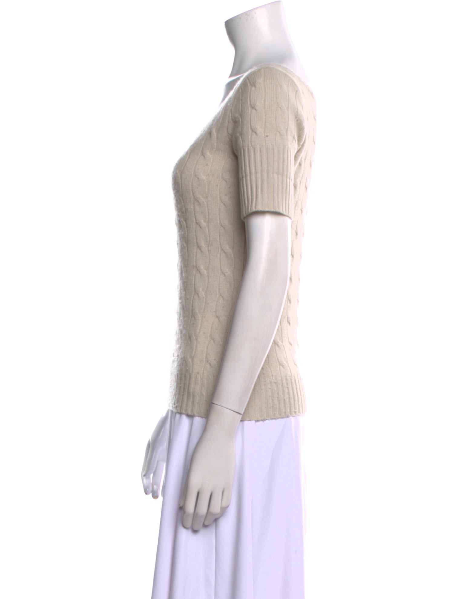 Ralph Lauren Black Label Cashmere Scoop Neck Sweater