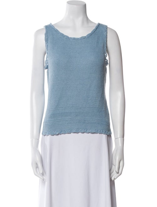 Ralph Lauren Black Label Linen Scoop Neck Sweater