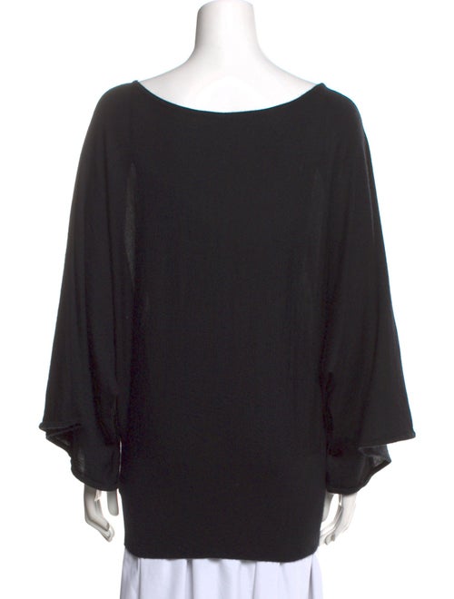 Ralph Lauren Black Label Cashmere Bateau Neckline Sweatshirt