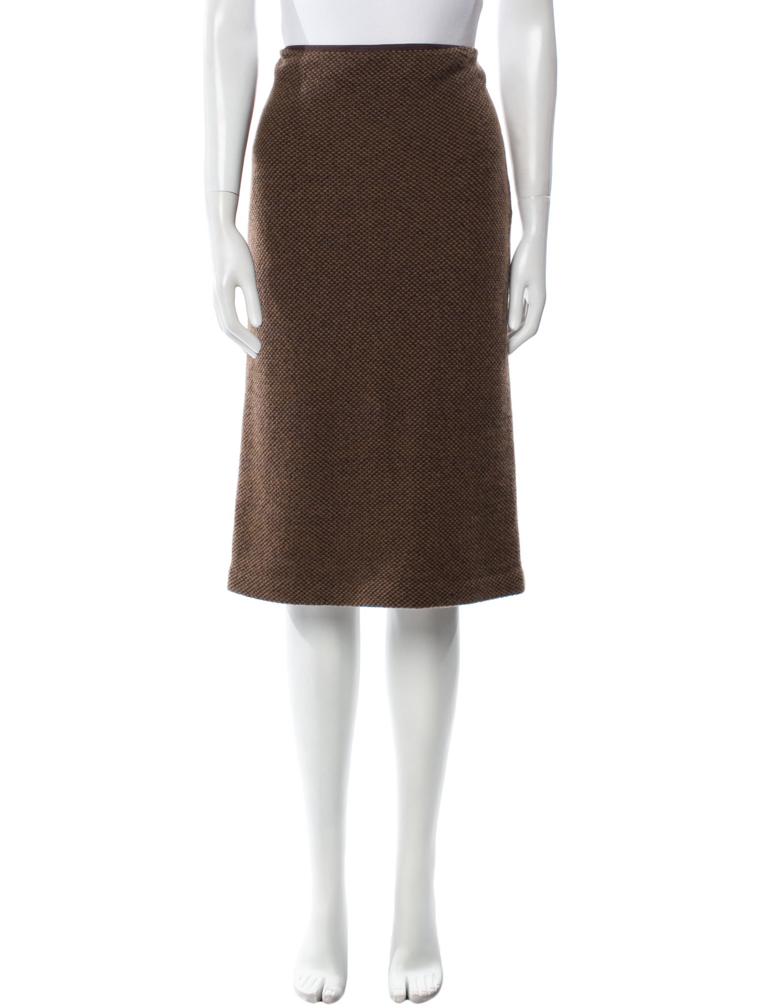 Ralph Lauren Black Label Wool Knee-Length Skirt