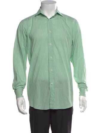 Ralph Lauren Black Label Striped Long Sleeve Dress Shirt