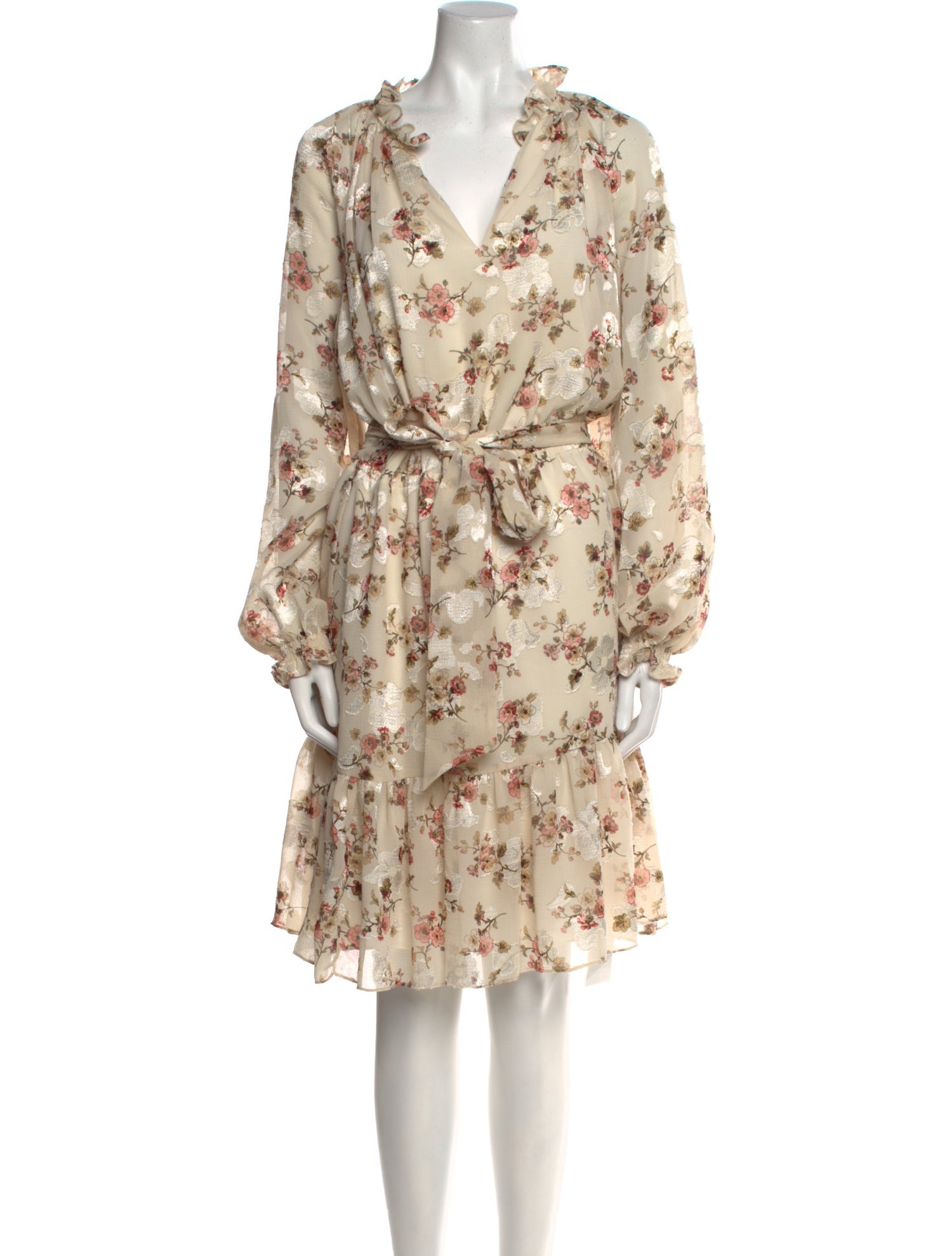 Lauren Ralph Lauren Floral Print Knee-Length Dress w/ Tags