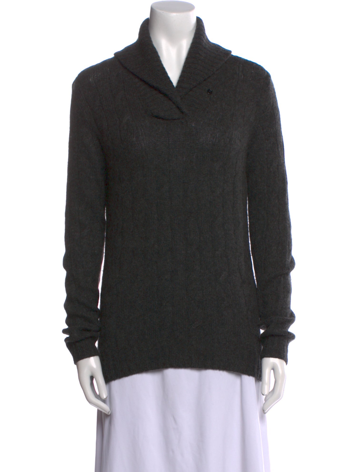 Ralph Lauren Black Label Cashmere Cowl Neck Sweater