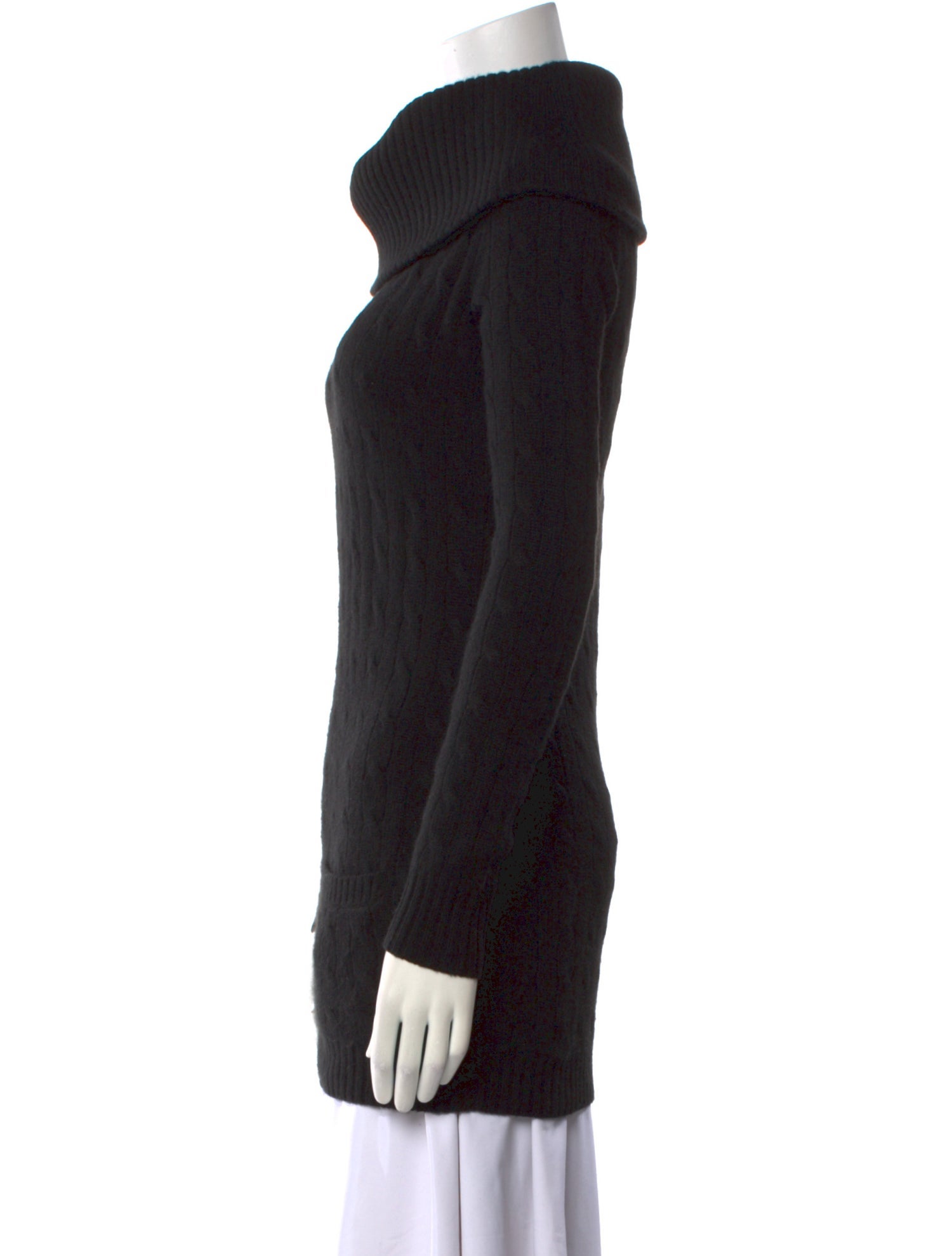 Ralph Lauren Black Label Cashmere Cowl Neck Sweater