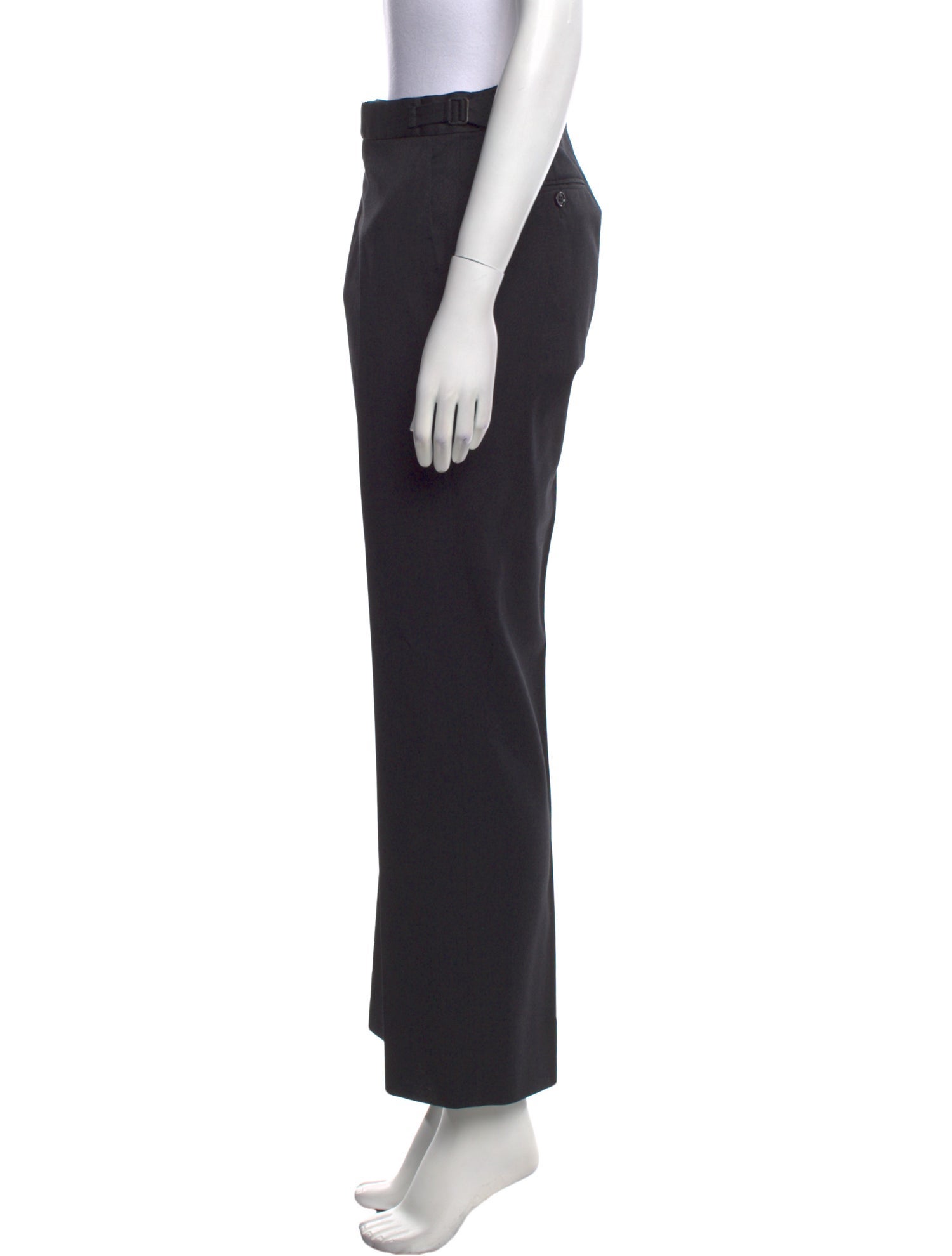 Ralph Lauren Black Label Wool Wide Leg Pants