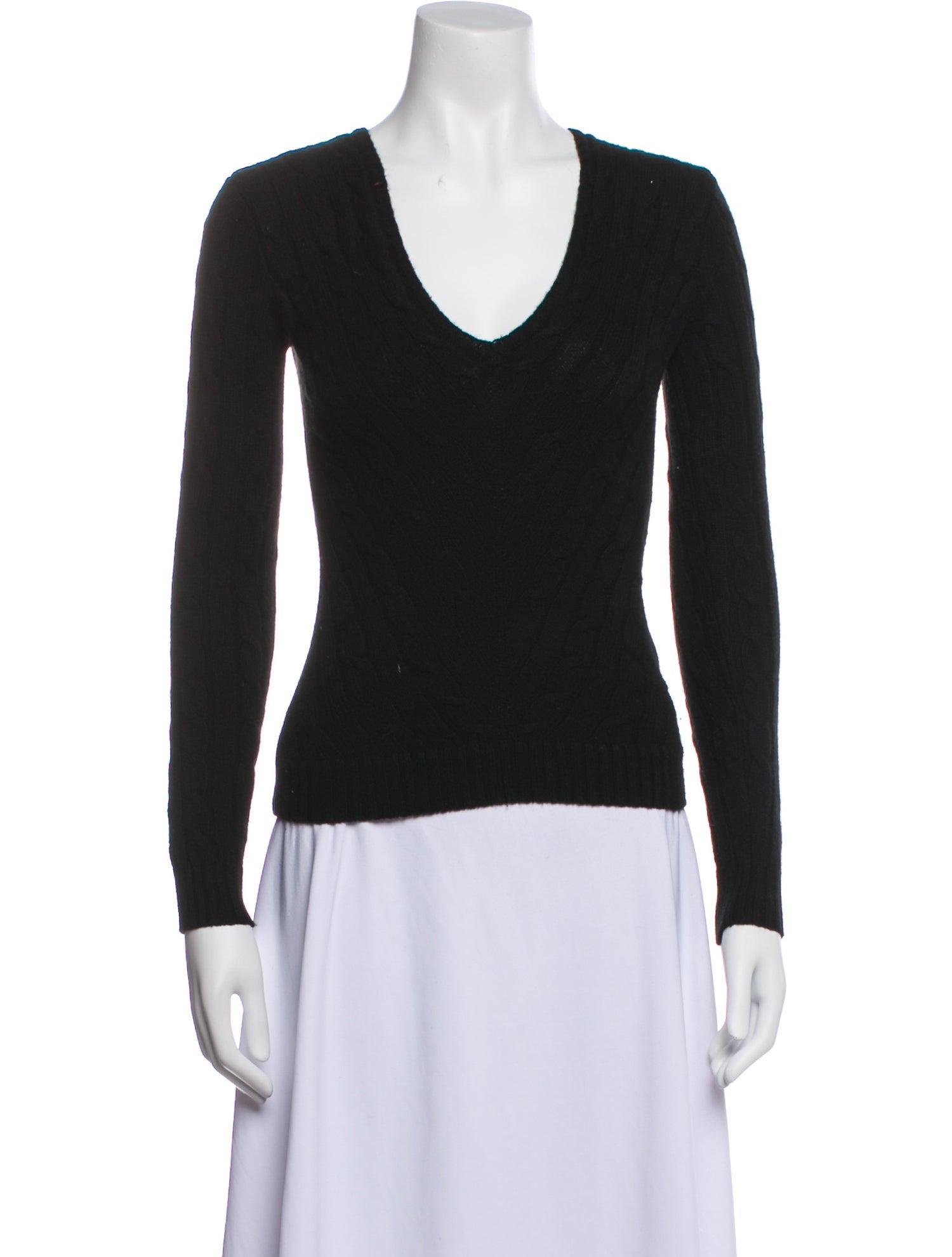 Ralph Lauren Black Label Cashmere V-Neck Sweater