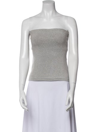 Ralph Lauren Black Label Strapless Crop Top