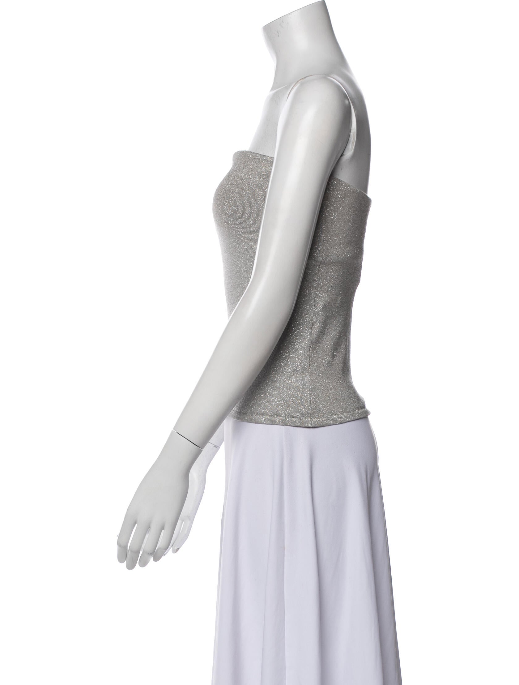 Ralph Lauren Black Label Strapless Crop Top