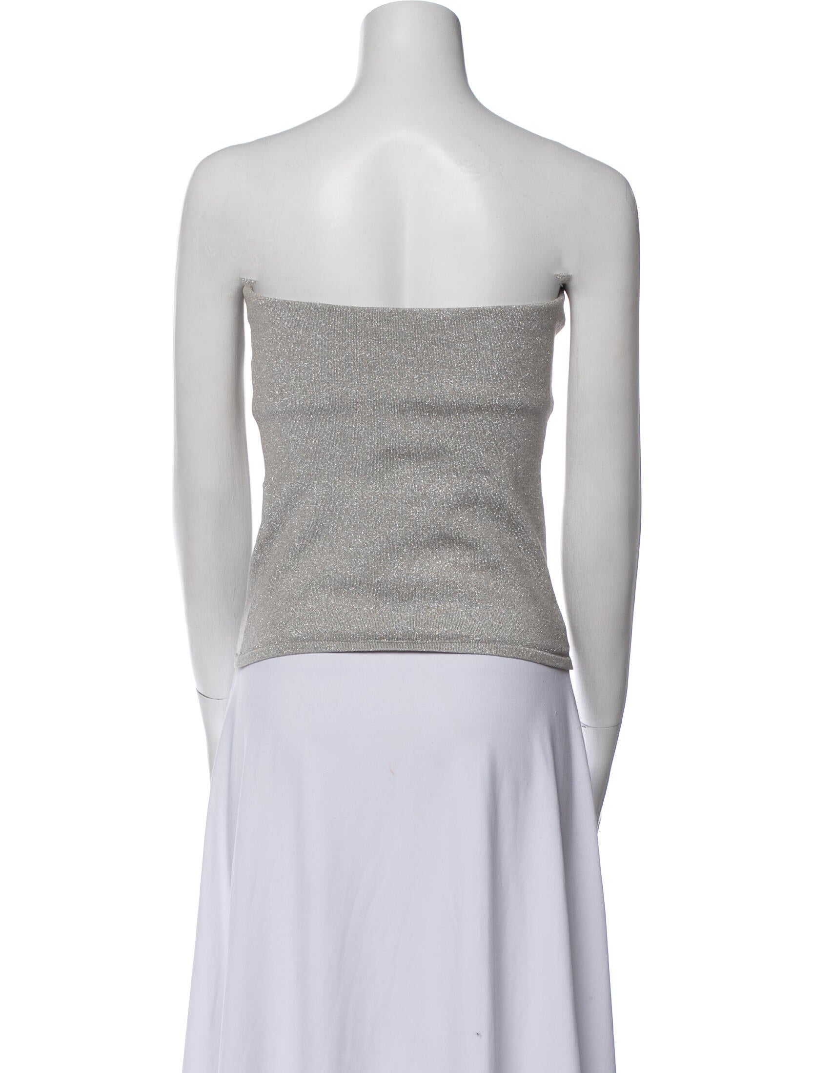 Ralph Lauren Black Label Strapless Crop Top