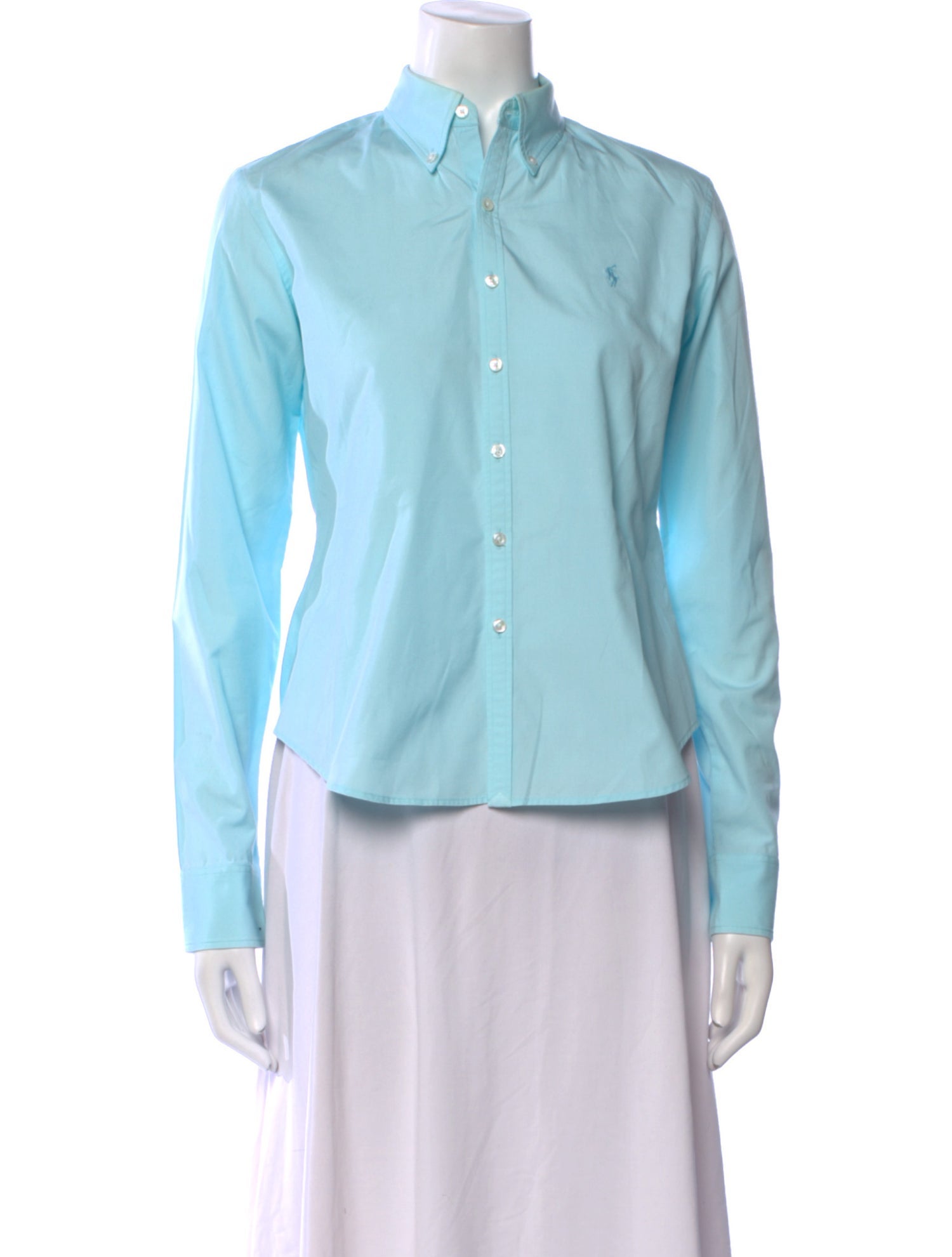 Ralph Lauren Black Label Long Sleeve Button-Up Top