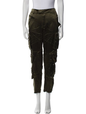 Ralph Lauren Black Label Silk Straight Leg Pants