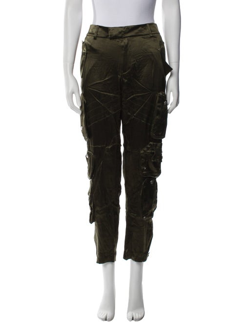 Ralph Lauren Black Label Silk Straight Leg Pants