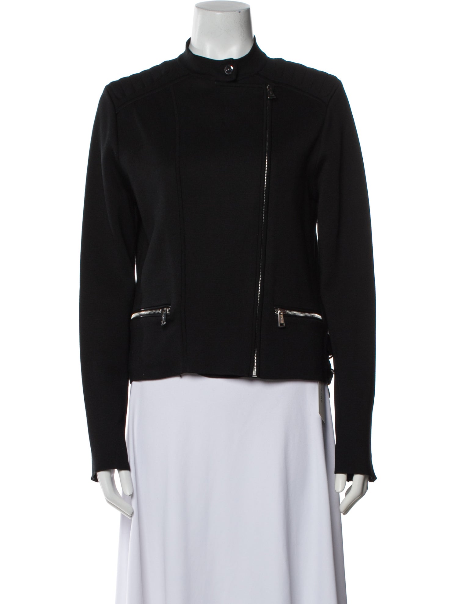 Ralph Lauren Black Label Silk Biker Jacket