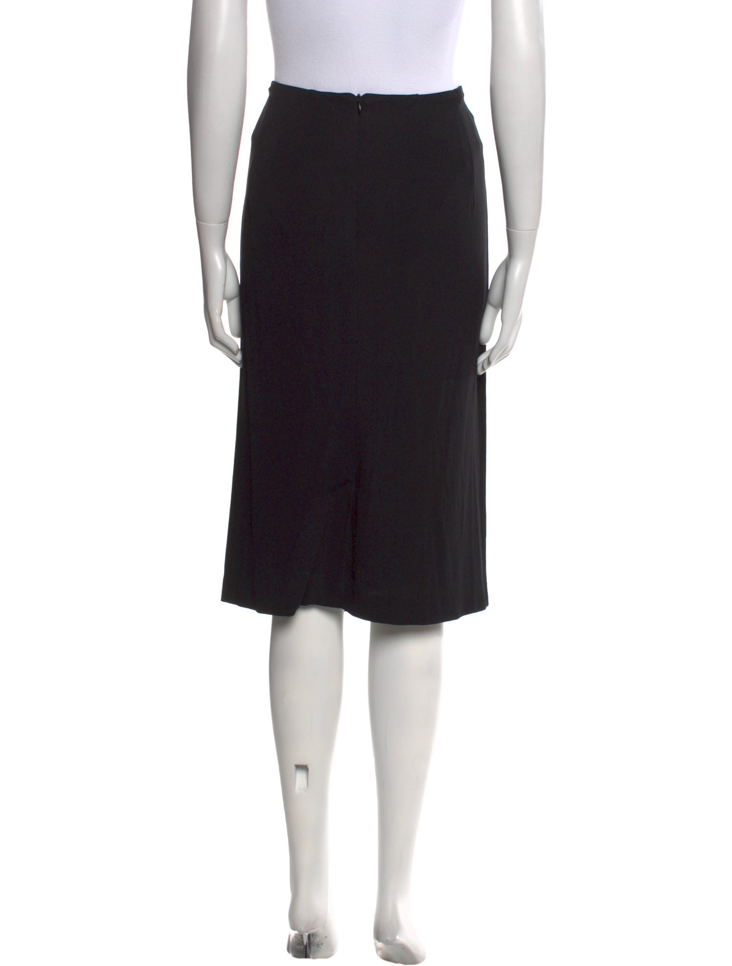 Ralph Lauren Black Label Wool Knee-Length Skirt