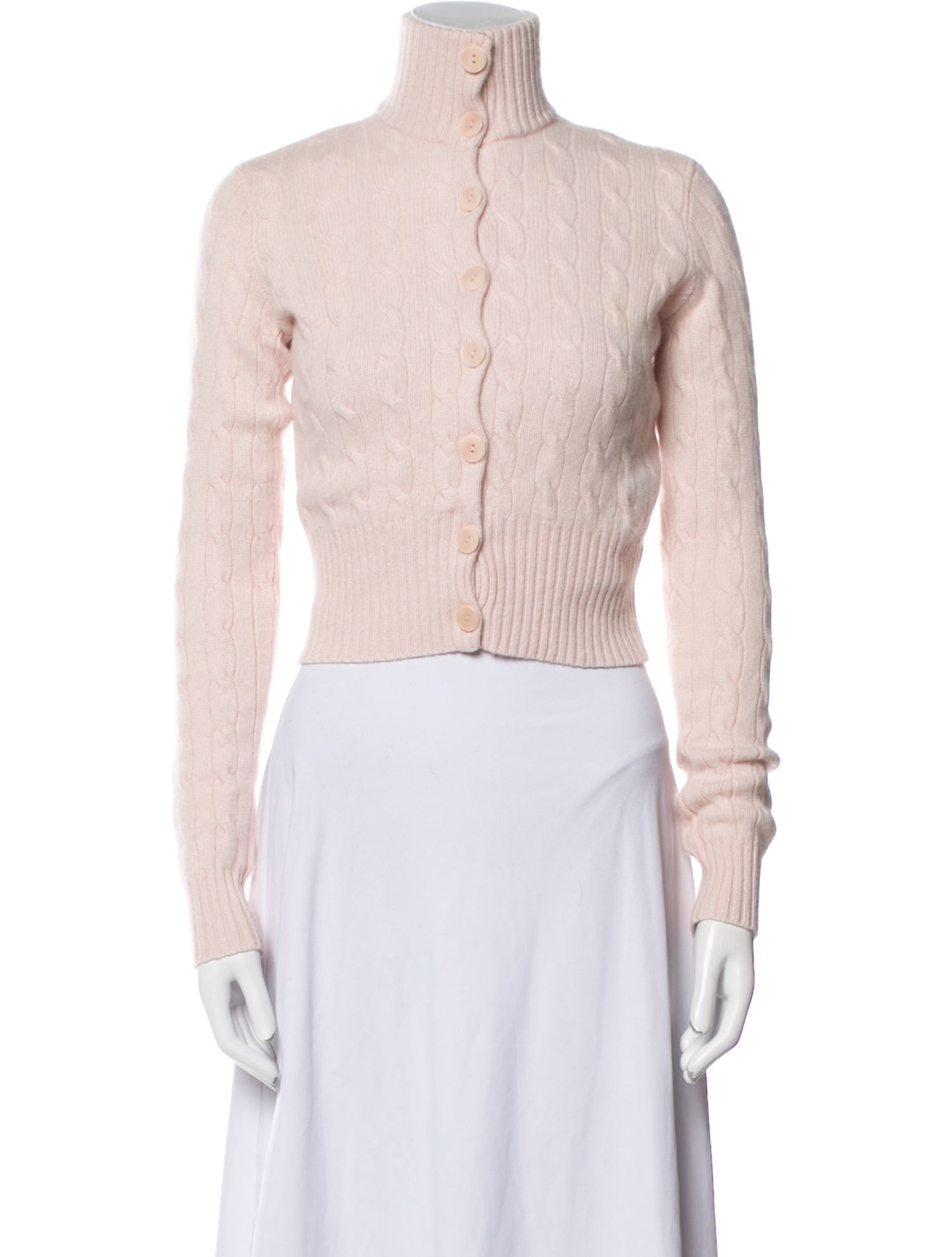 Ralph Lauren Black Label Cashmere Mock Neck Sweater