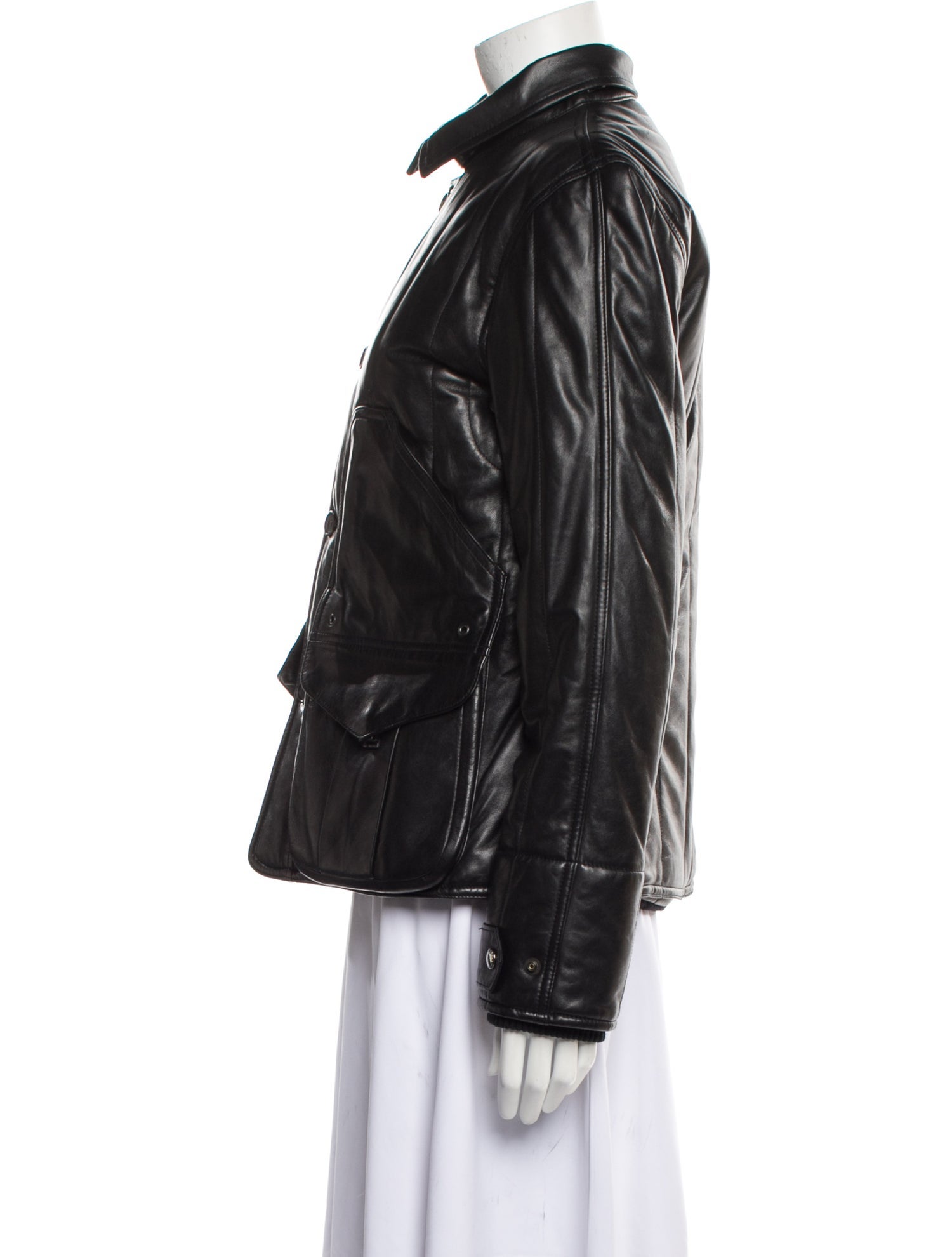 Ralph Lauren Black Label Leather Biker Jacket