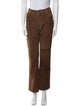 Ralph Lauren Black Label Suede Wide Leg Pants