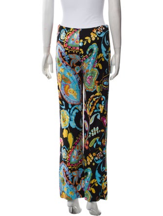 Ralph Lauren Black Label Silk Wide Leg Pants