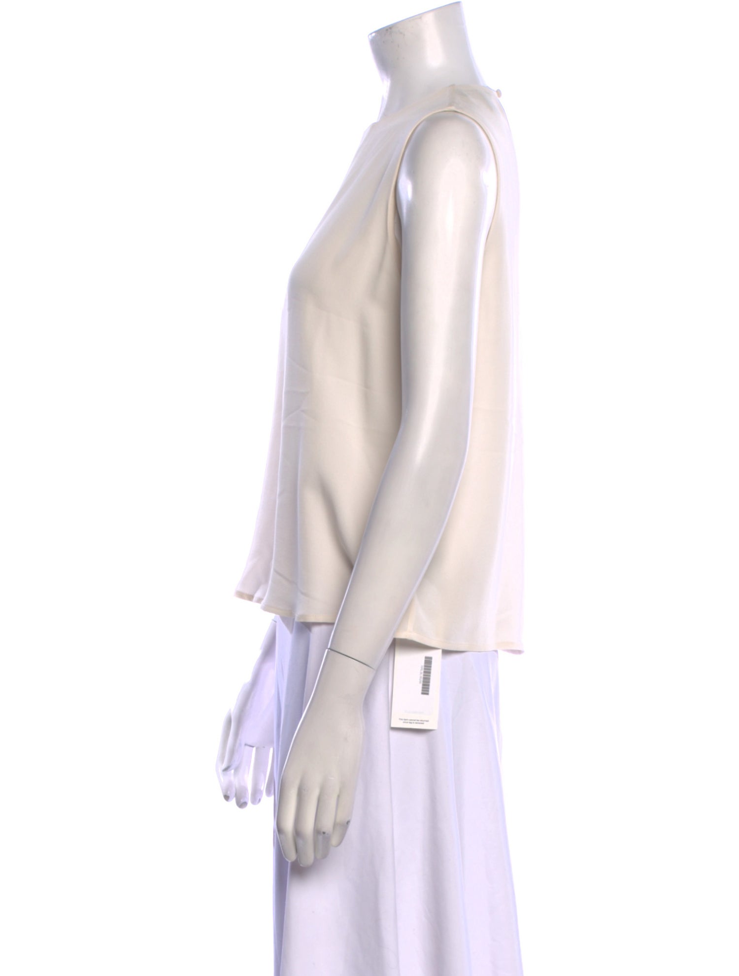 Ralph Lauren Black Label Silk Crew Neck Blouse