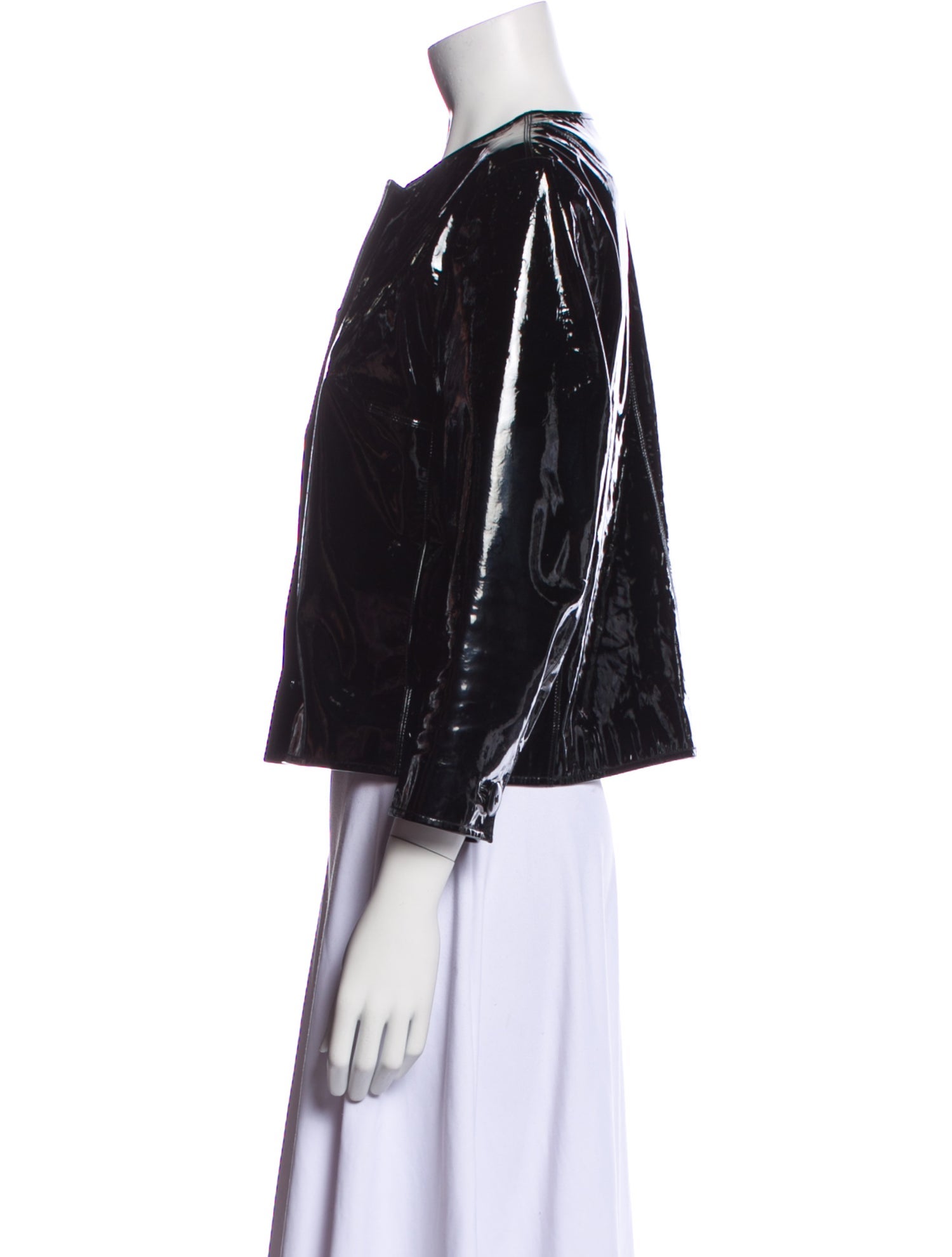 Ralph Lauren Black Label Leather Evening Jacket