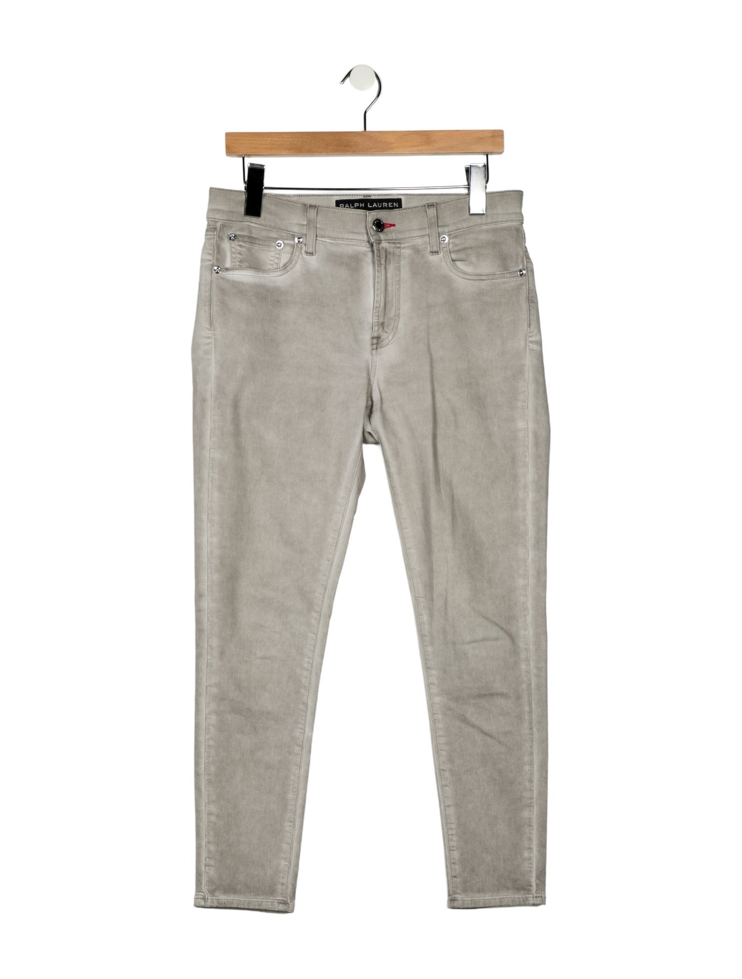 Ralph Lauren Black Label Mid-Rise Skinny Leg Jeans