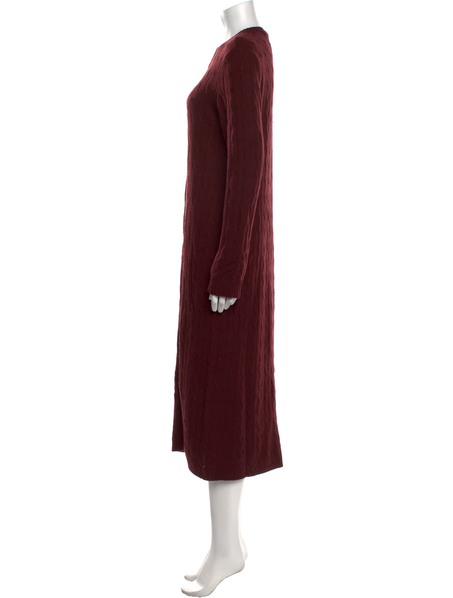 Ralph Lauren Black Label Cashmere Midi Length Dress