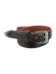 Ralph Lauren Black Label Skinny Lizard Belt