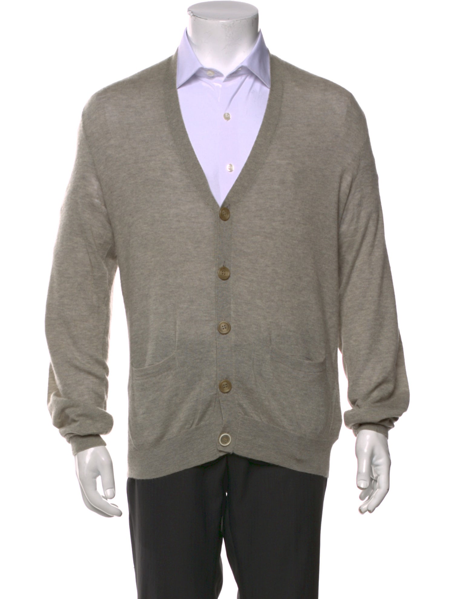 Ralph Lauren Black Label V-Neck Long Sleeve Cardigan