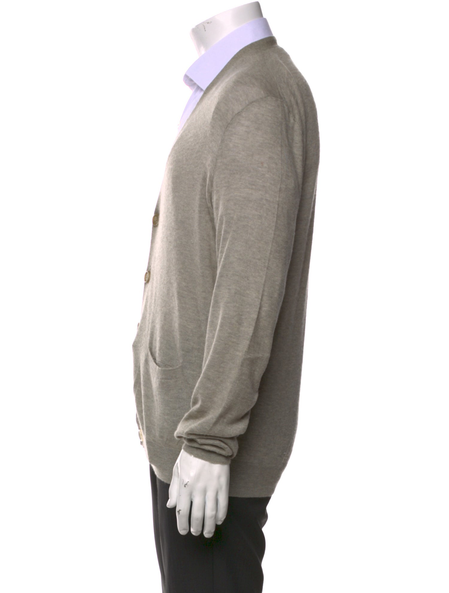 Ralph Lauren Black Label V-Neck Long Sleeve Cardigan
