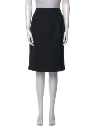 Ralph Lauren Black Label Wool Knee-Length Skirt