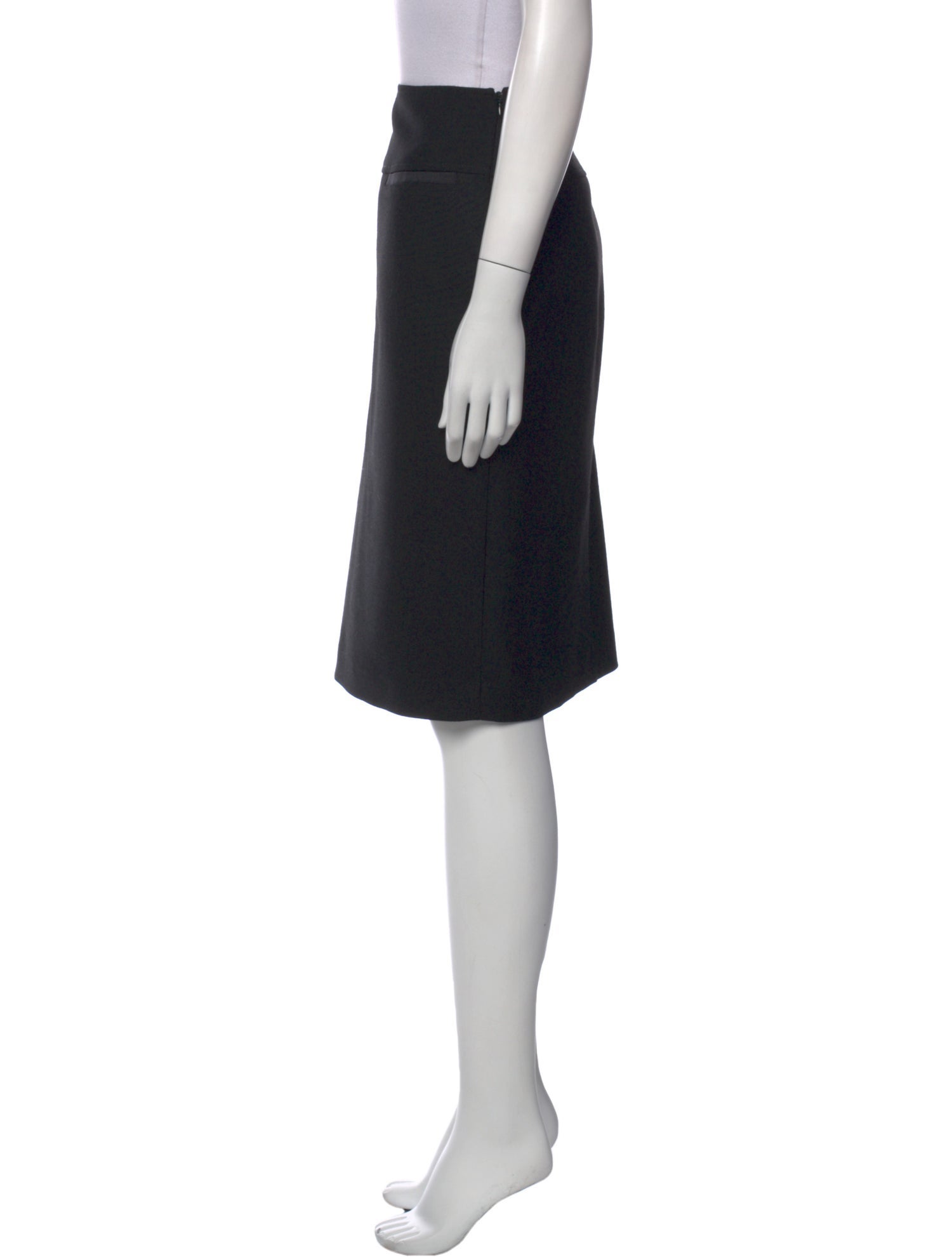 Ralph Lauren Black Label Wool Knee-Length Skirt