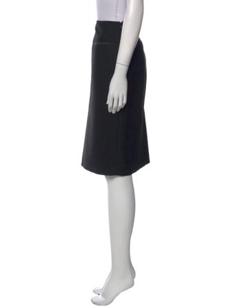 Ralph Lauren Black Label Wool Knee-Length Skirt