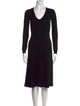 Ralph Lauren Black Label Cashmere Midi Length Dress