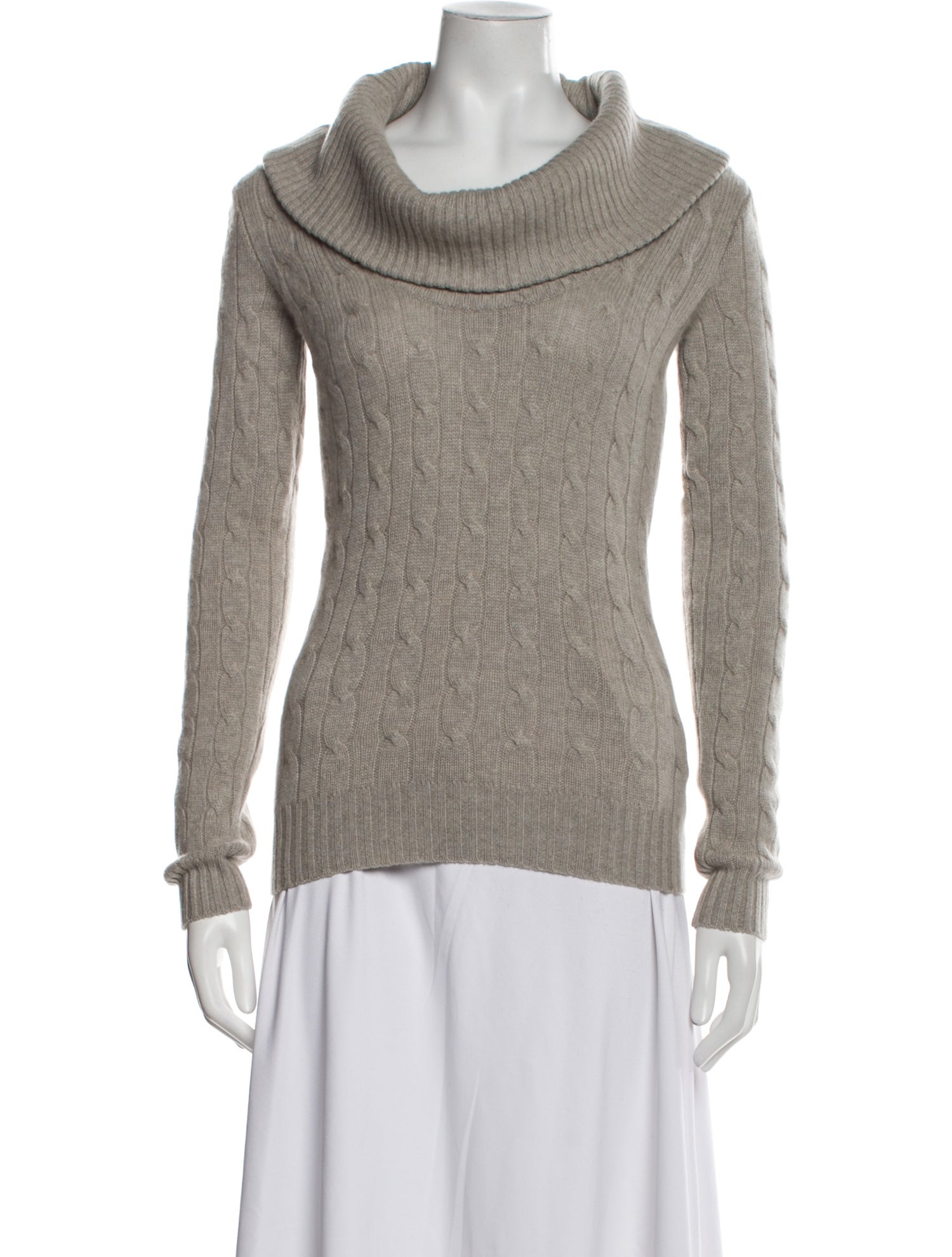 Ralph Lauren Black Label Cashmere Cowl Neck Sweater