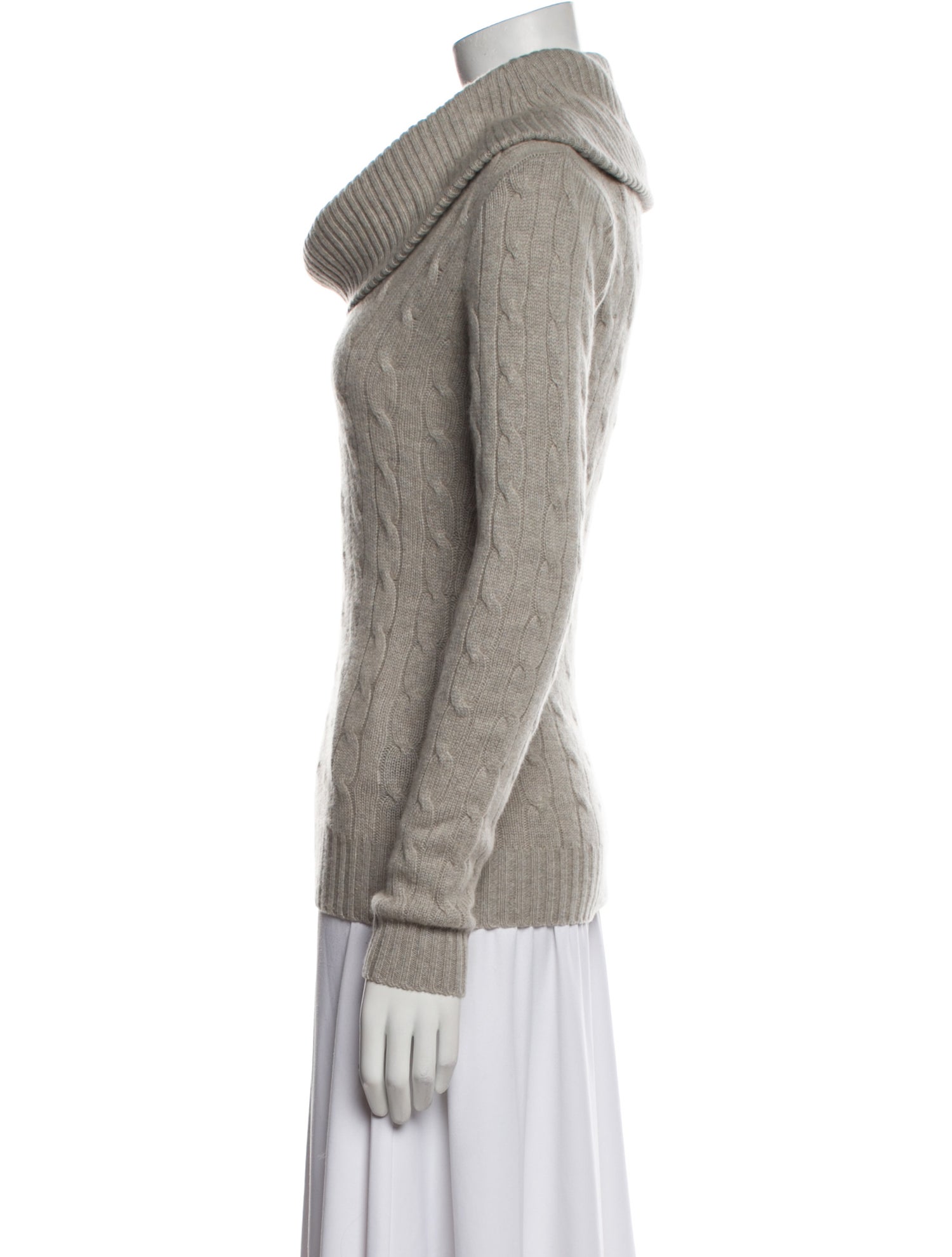 Ralph Lauren Black Label Cashmere Cowl Neck Sweater