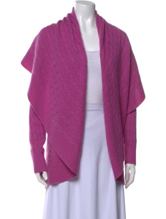 Ralph Lauren Black Label Cashmere Open Front Sweater