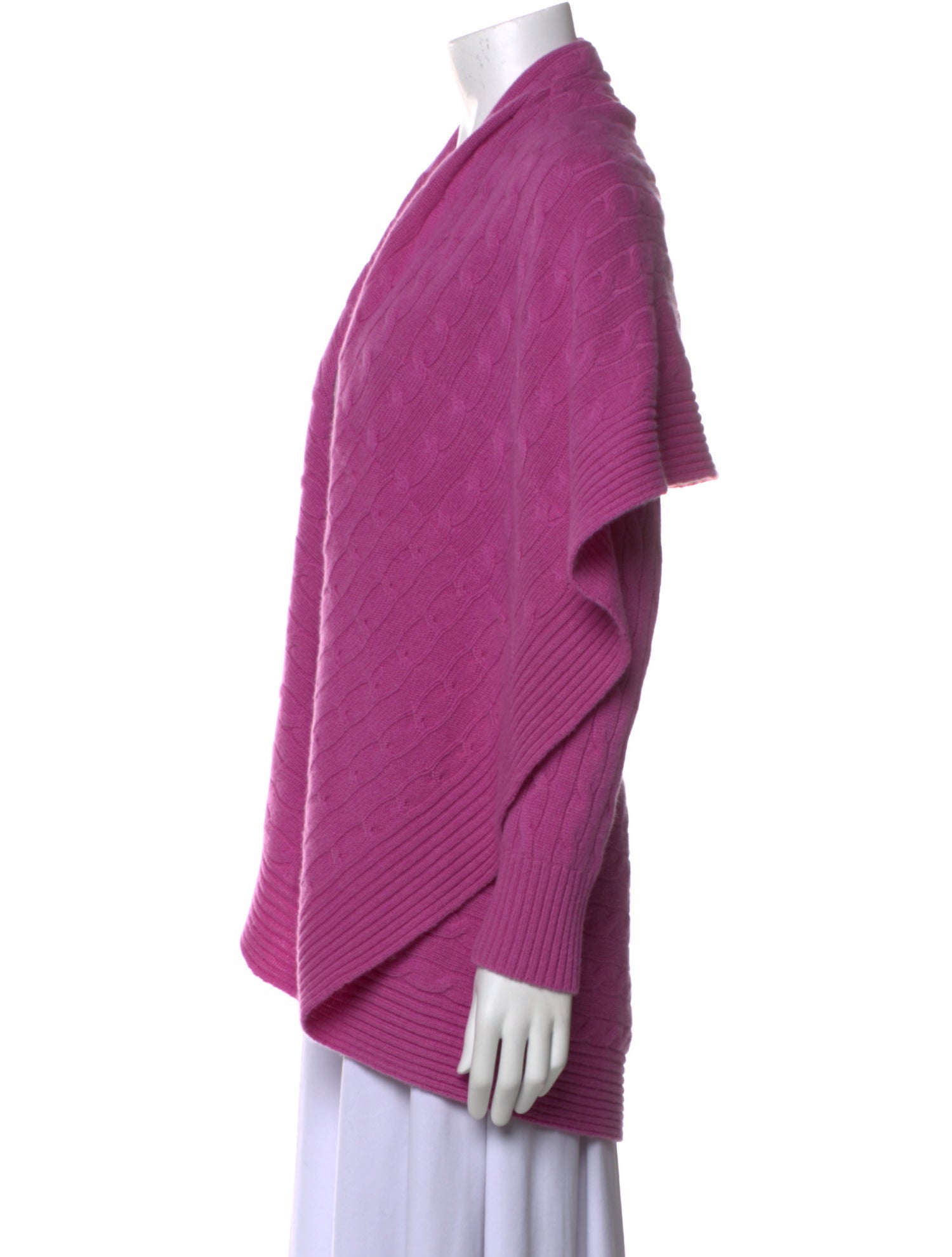 Ralph Lauren Black Label Cashmere Open Front Sweater