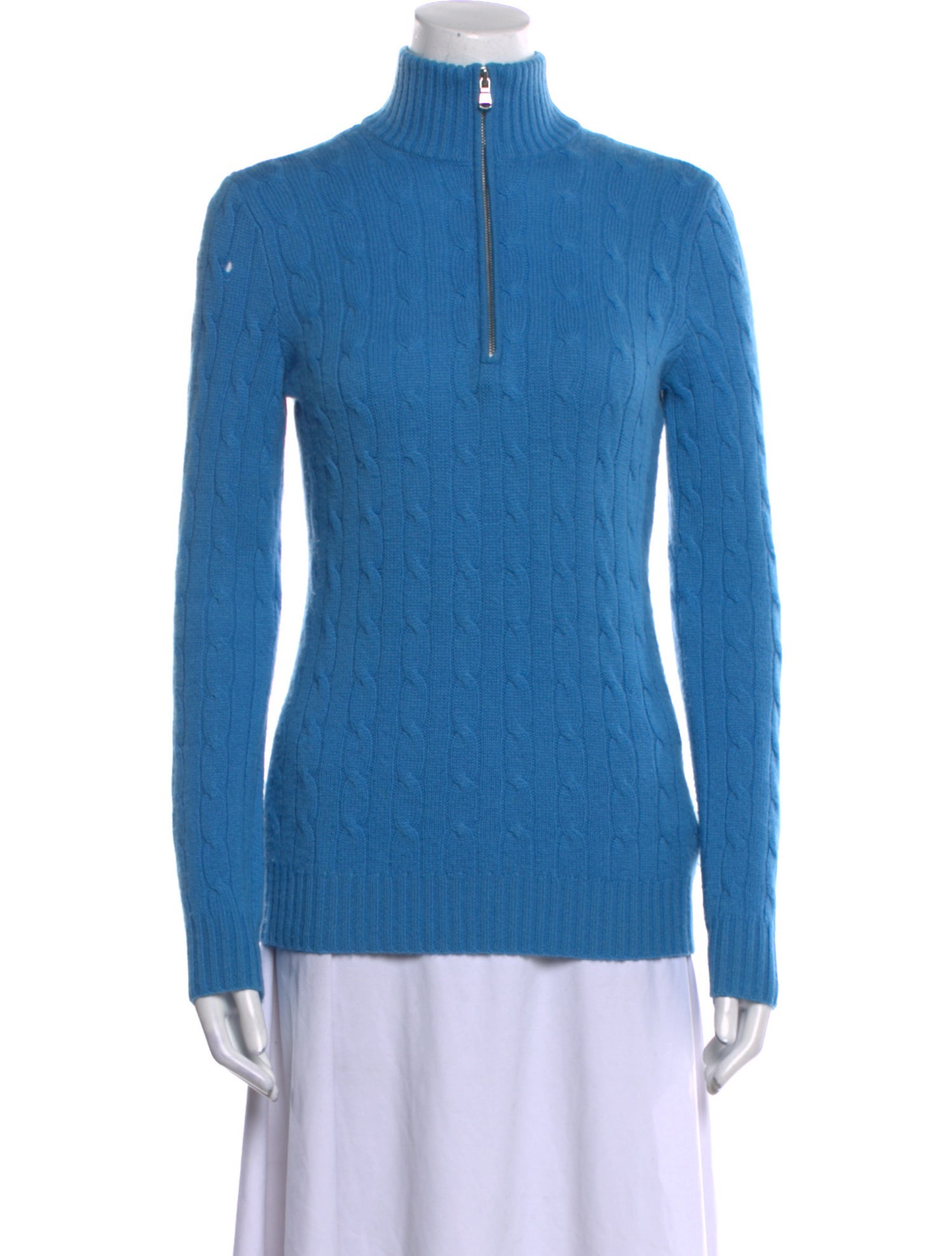 Ralph Lauren Black Label Cashmere Mock Neck Sweater