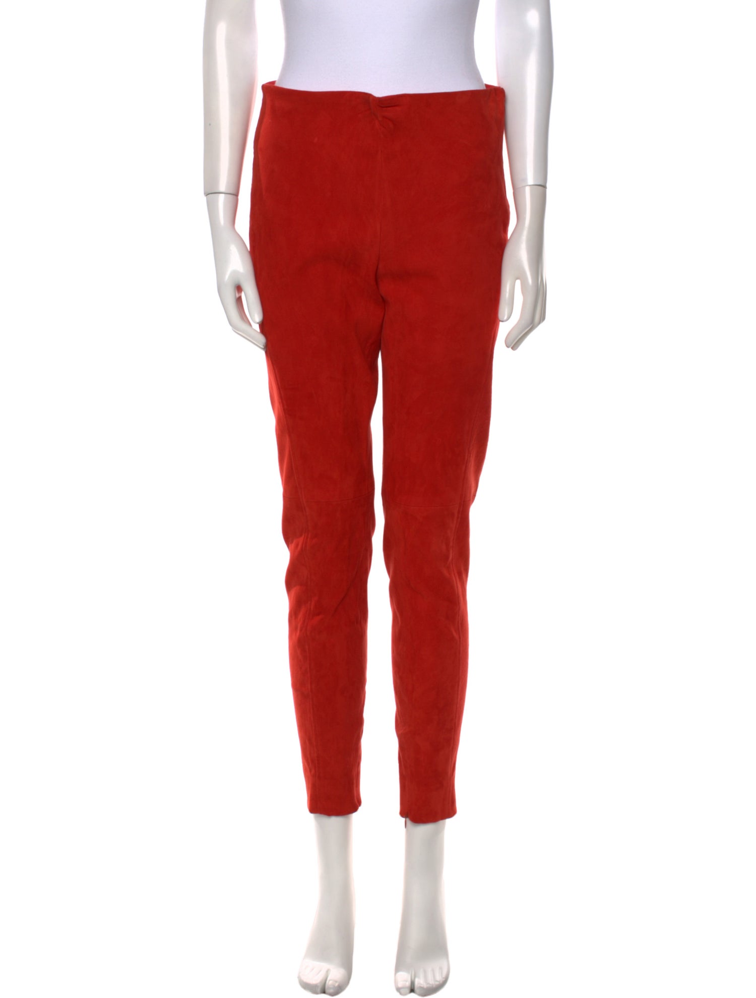 Ralph Lauren Black Label Lambskin Skinny Leg Pants