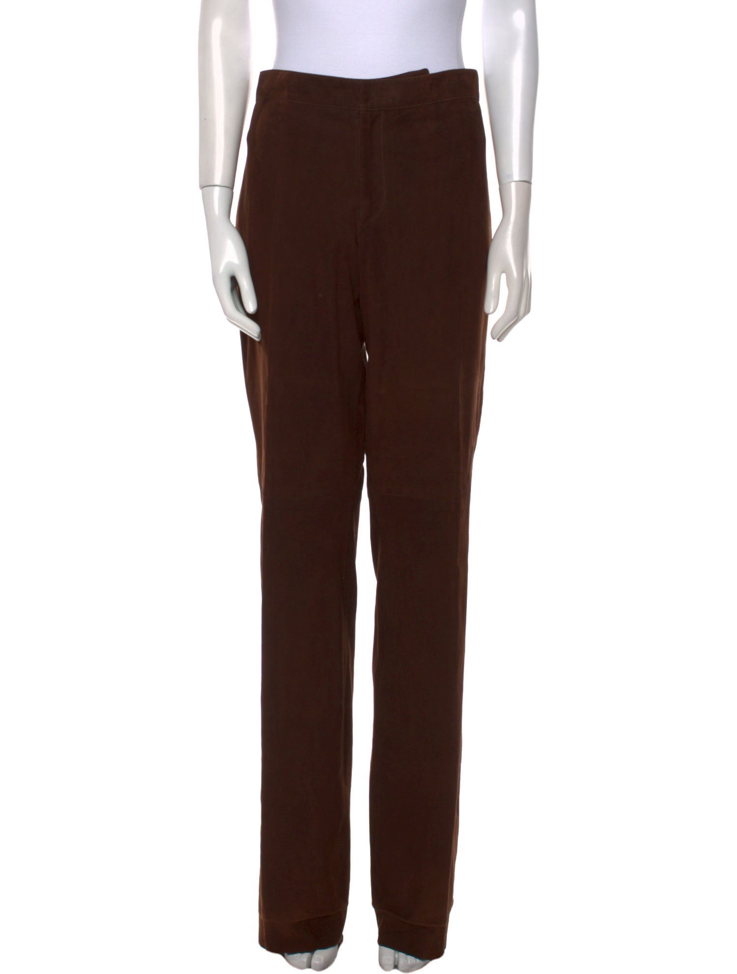 Ralph Lauren Black Label Lambskin Wide Leg Pants