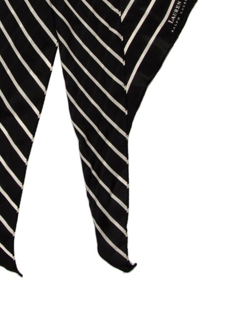 Ralph Lauren Black Label Silk Striped Scarf
