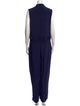 Ralph Lauren Black Label Silk V-Neck Jumpsuit