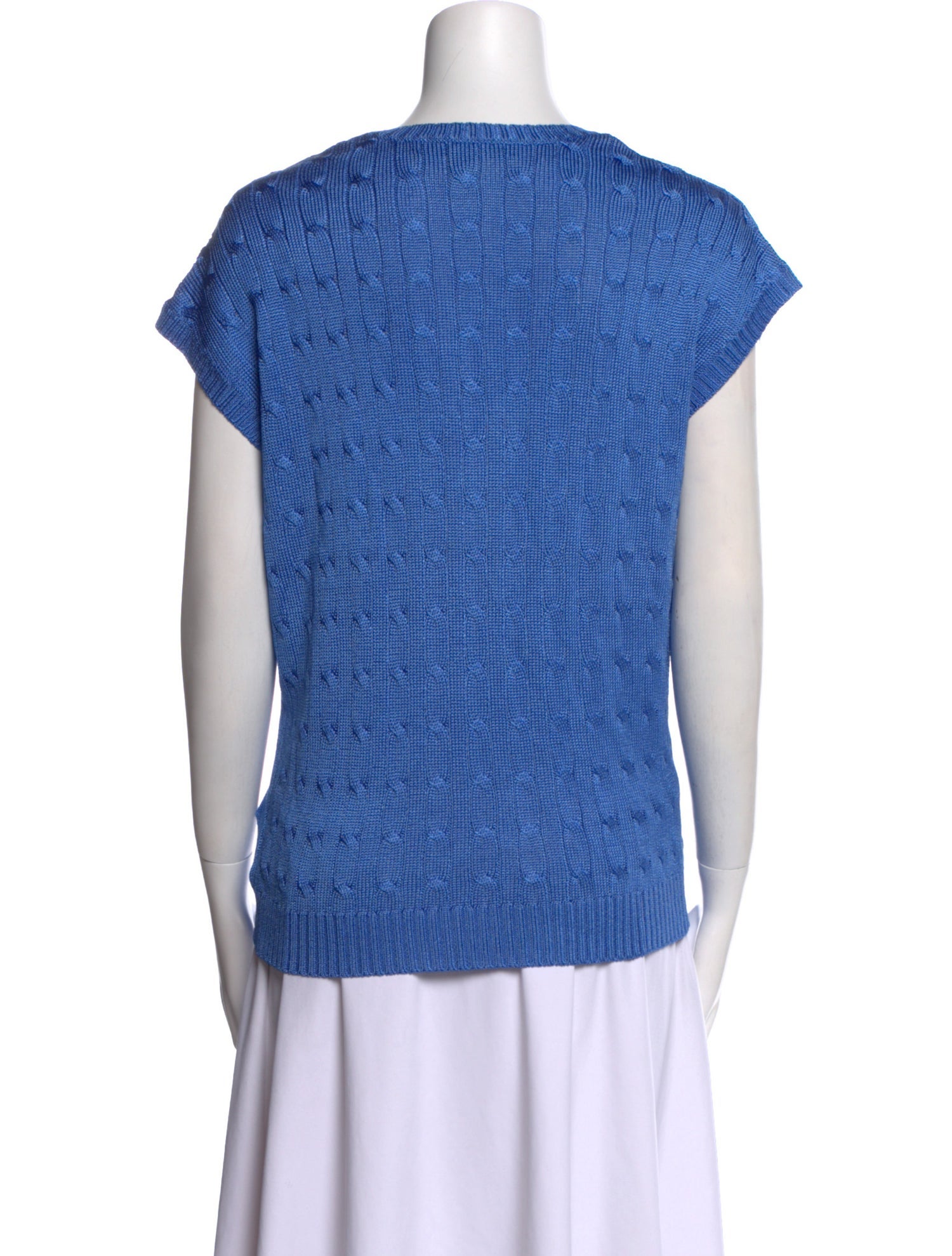 Ralph Lauren Black Label Silk Colorblock Pattern Sweater