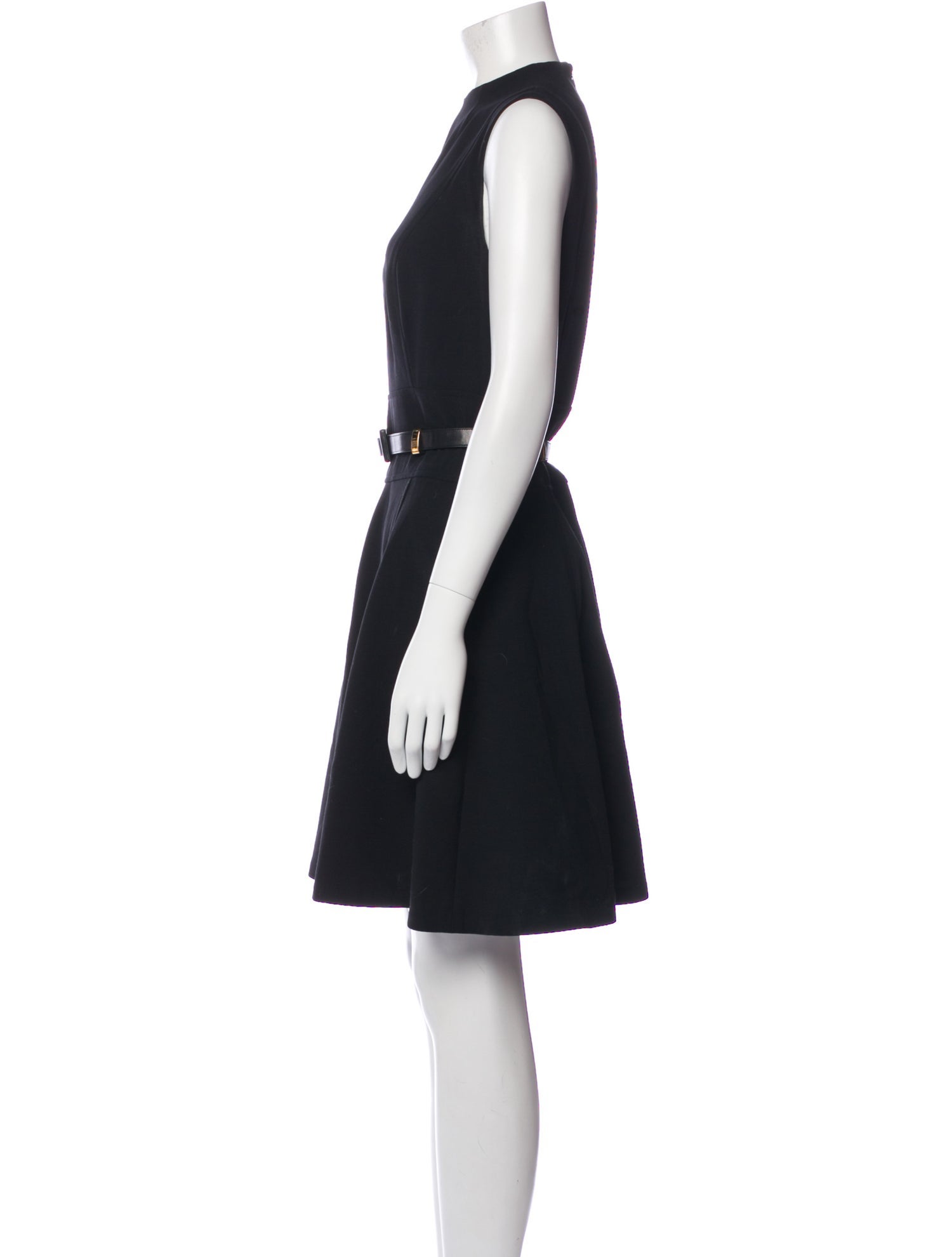 Ralph Lauren Black Label Wool Knee-Length Dress