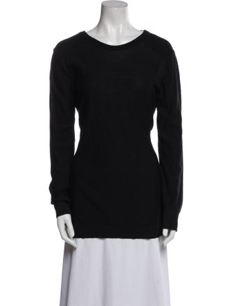 Ralph Lauren Black Label Scoop Neck Long Sleeve Top