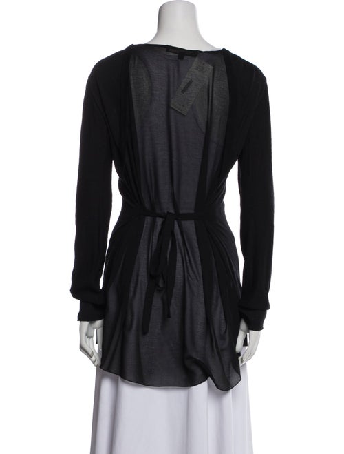 Ralph Lauren Black Label Scoop Neck Long Sleeve Top