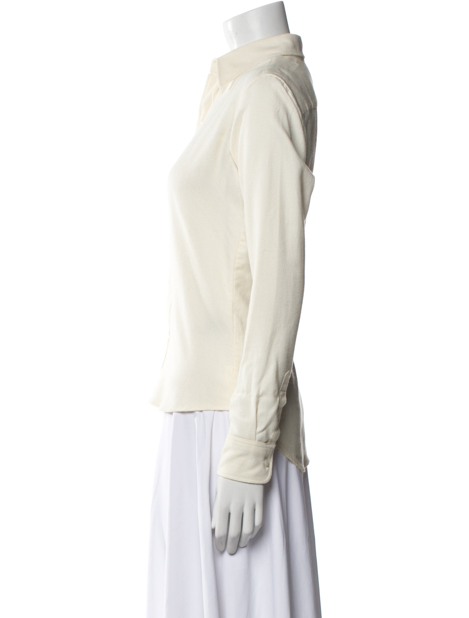 Ralph Lauren Black Label Long Sleeve Button-Up Top