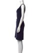 Ralph Lauren Black Label Scoop Neck Knee-Length Dress